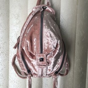 Pink Velvet Mini Back Pack